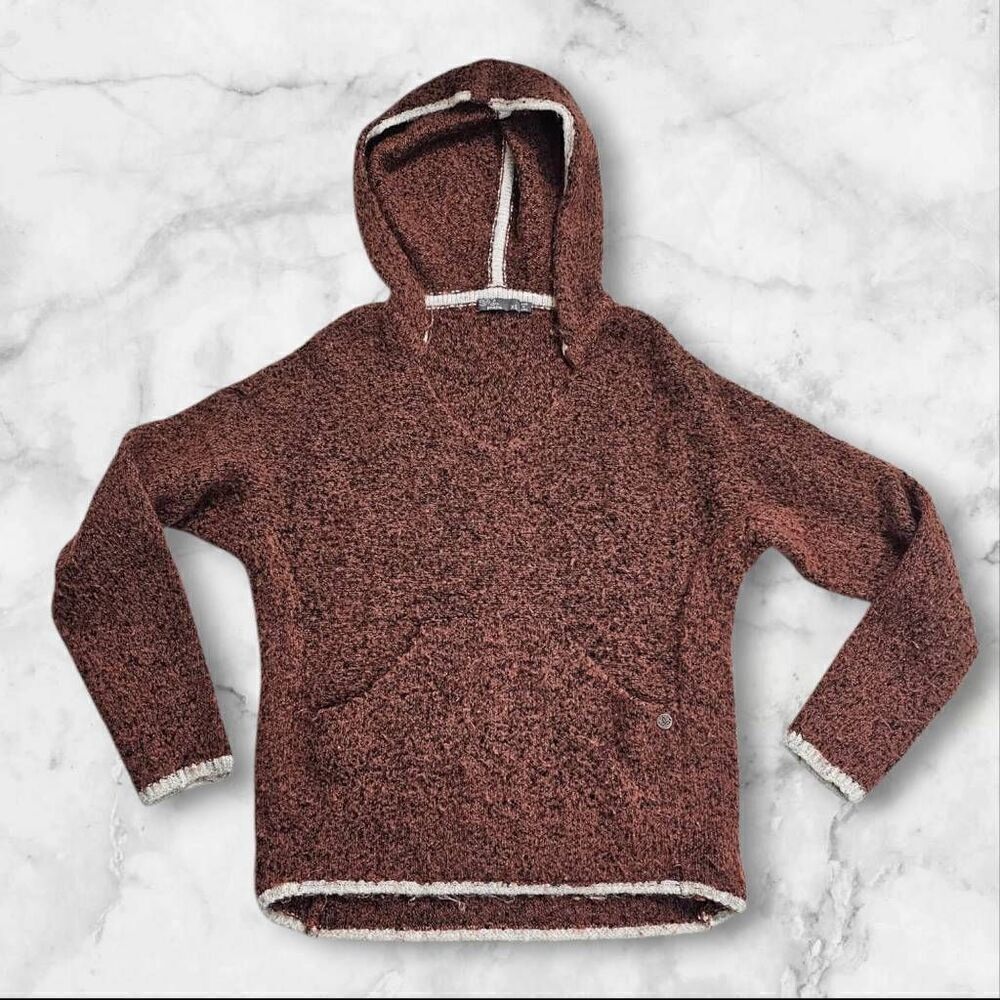 Prana XS Shine On Hoodie Brown Chai